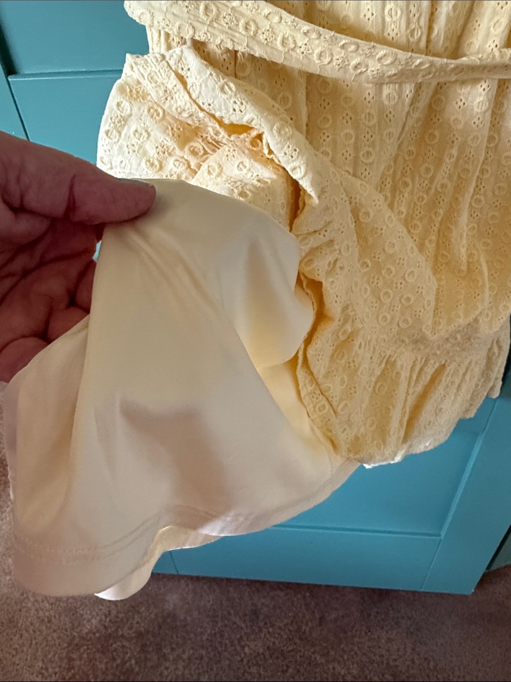 LC Lauren Conrad Pale Yellow Dress - Picture 5 of 5